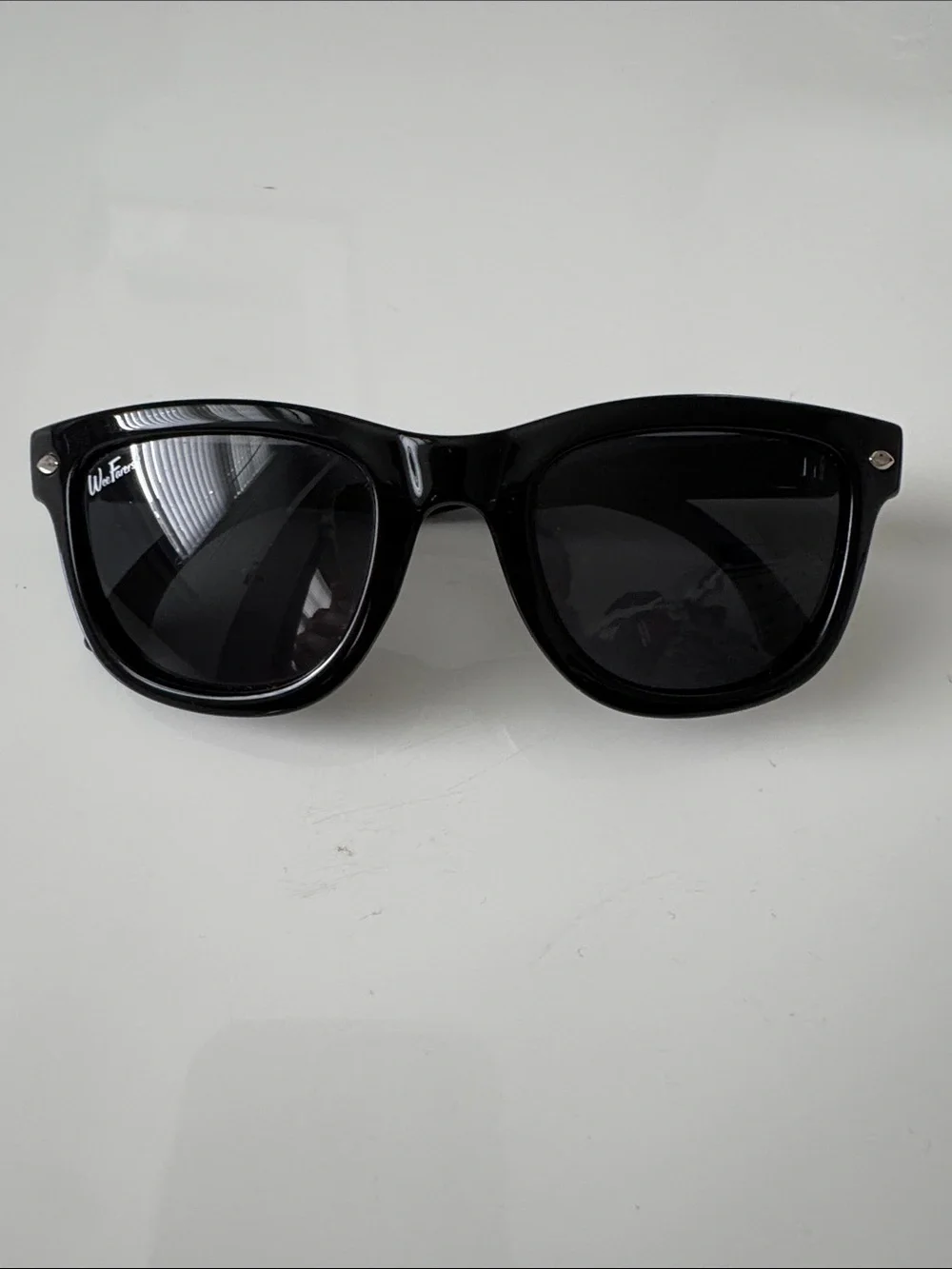 Weefarers Black Classic Wayfarer Sunglasses for Kids